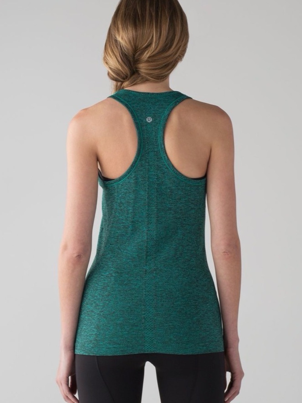 lululemon athletica Teal Heather Racerback Tank